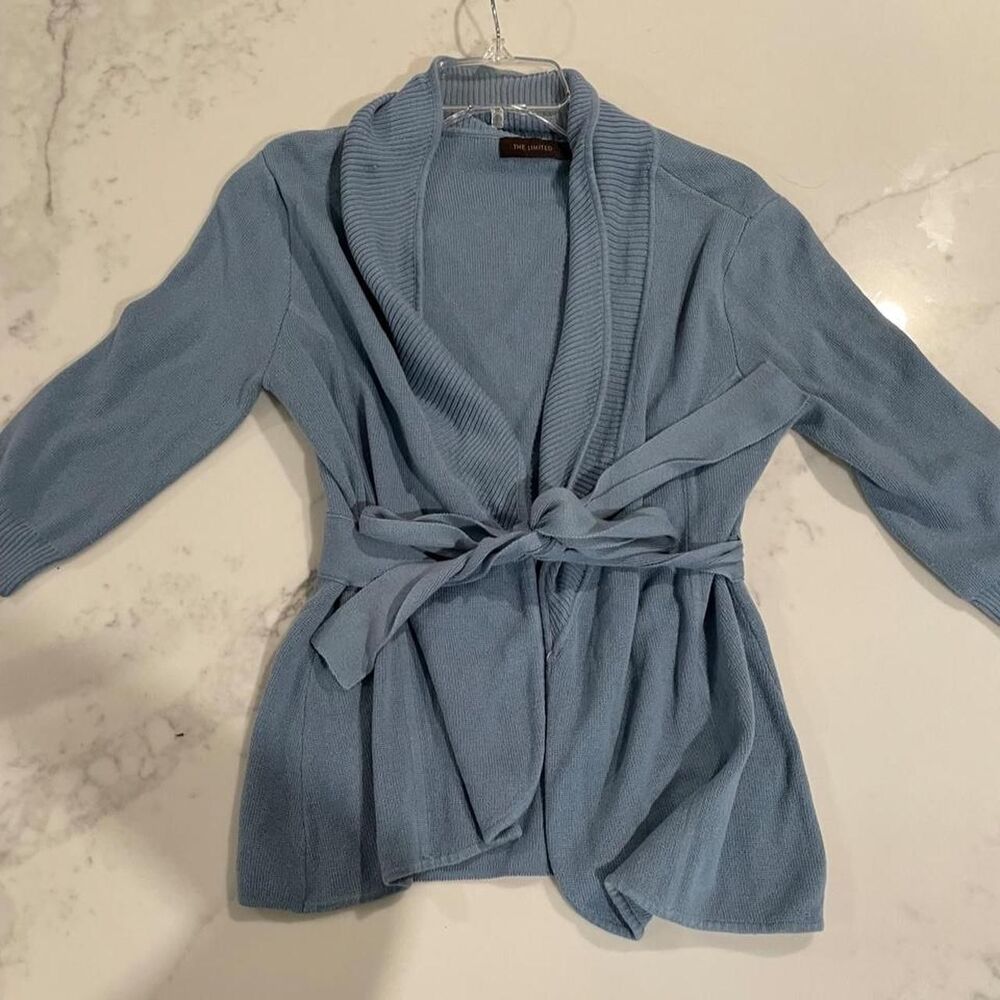 The-limited Women's Blue Cardigan